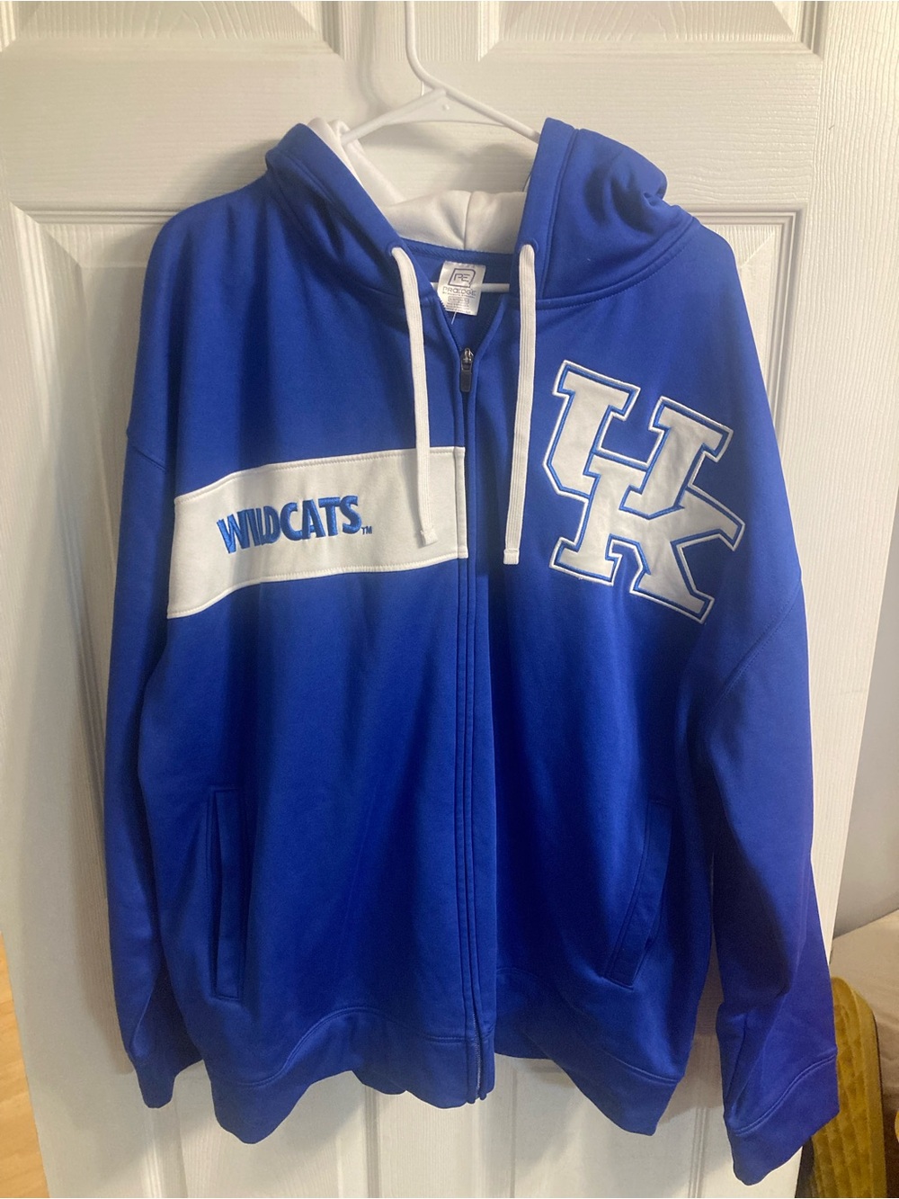 Knights Apparel Blue & White Kentucky Wildcats Full-Zip Hoodie